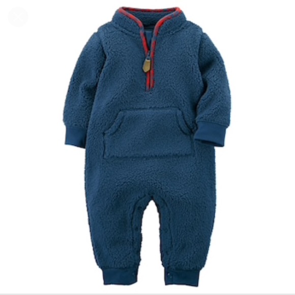 Carter's Other - Navy Carter’s Sherpa suit and Old Navy bear hat